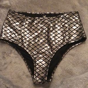Hot topic silver mermaid bottoms